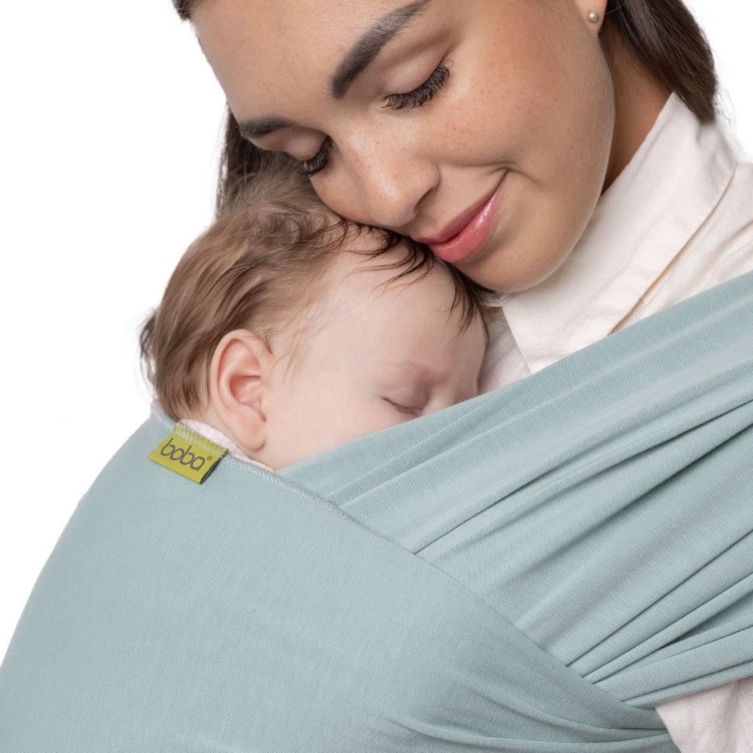 SEA MIST Boba Stretchy Newborn Wrap Carrier Cloth and Carry