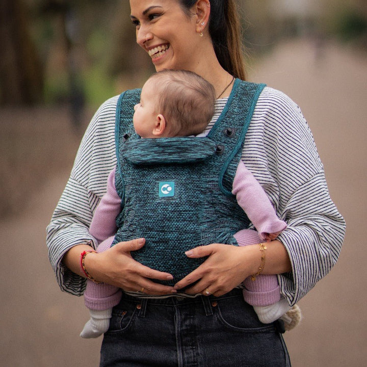 Carifit - Carifit+ Multi - Position Baby Carrier - Cool Green - Cloth and Carry