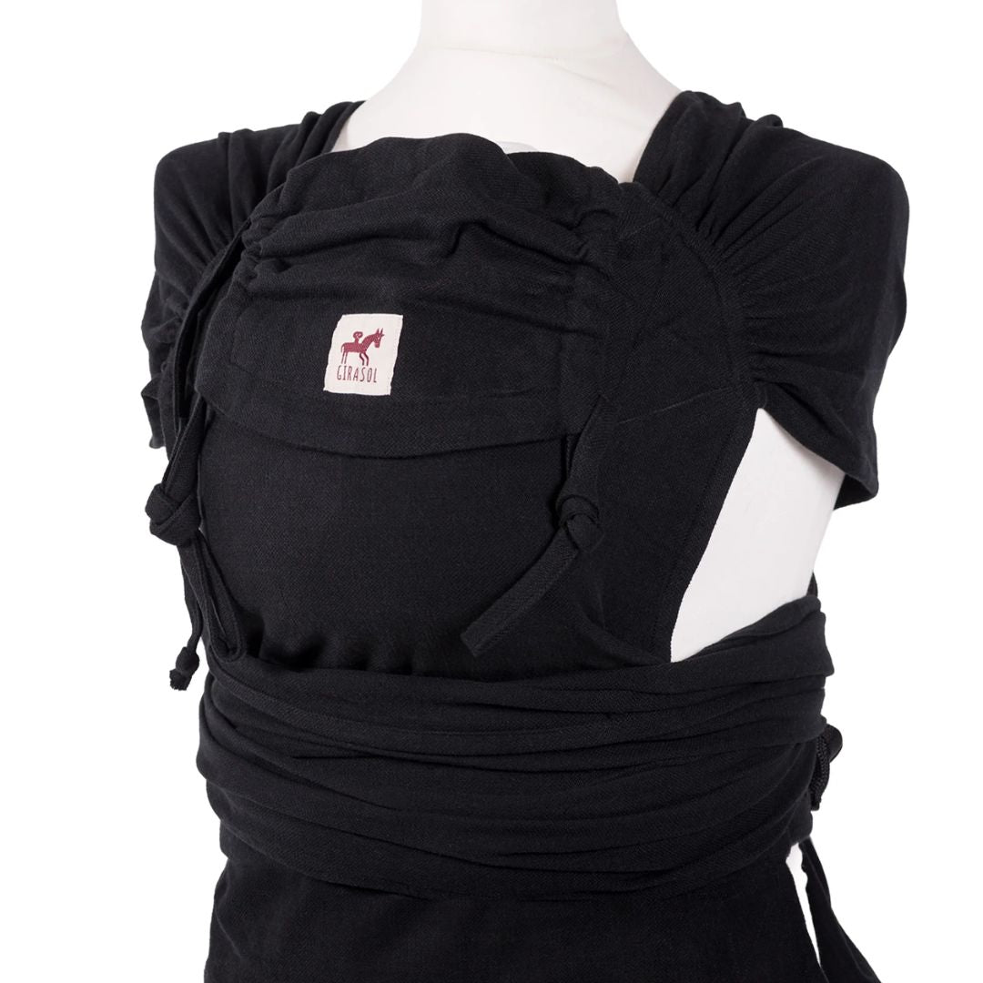 Girasol WrapMySol Meh Dai Baby Carrier - Pure Black