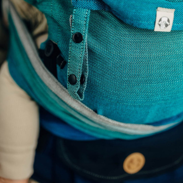 LennyLamb - LennyHybrid Half Buckle Toddler / Preschool Carrier - Airglow (100% Cotton) - Cloth and Carry