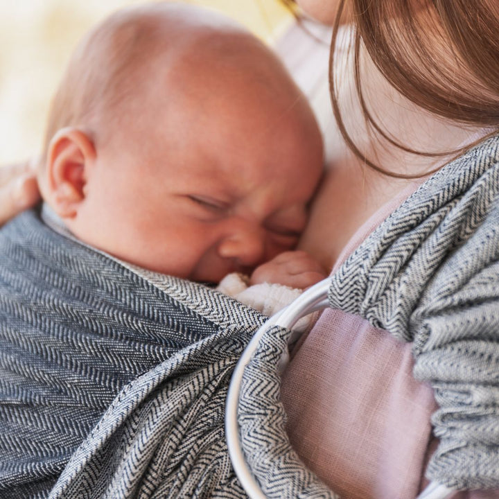 LennyLamb - LennyLamb Ring Sling - Arrow Wave (100% Linen) - Cloth and Carry