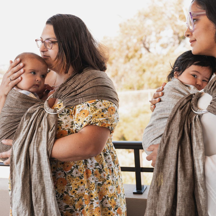 LennyLamb - LennyLamb Ring Sling - Arrow Wood (100% Linen) - Cloth and Carry