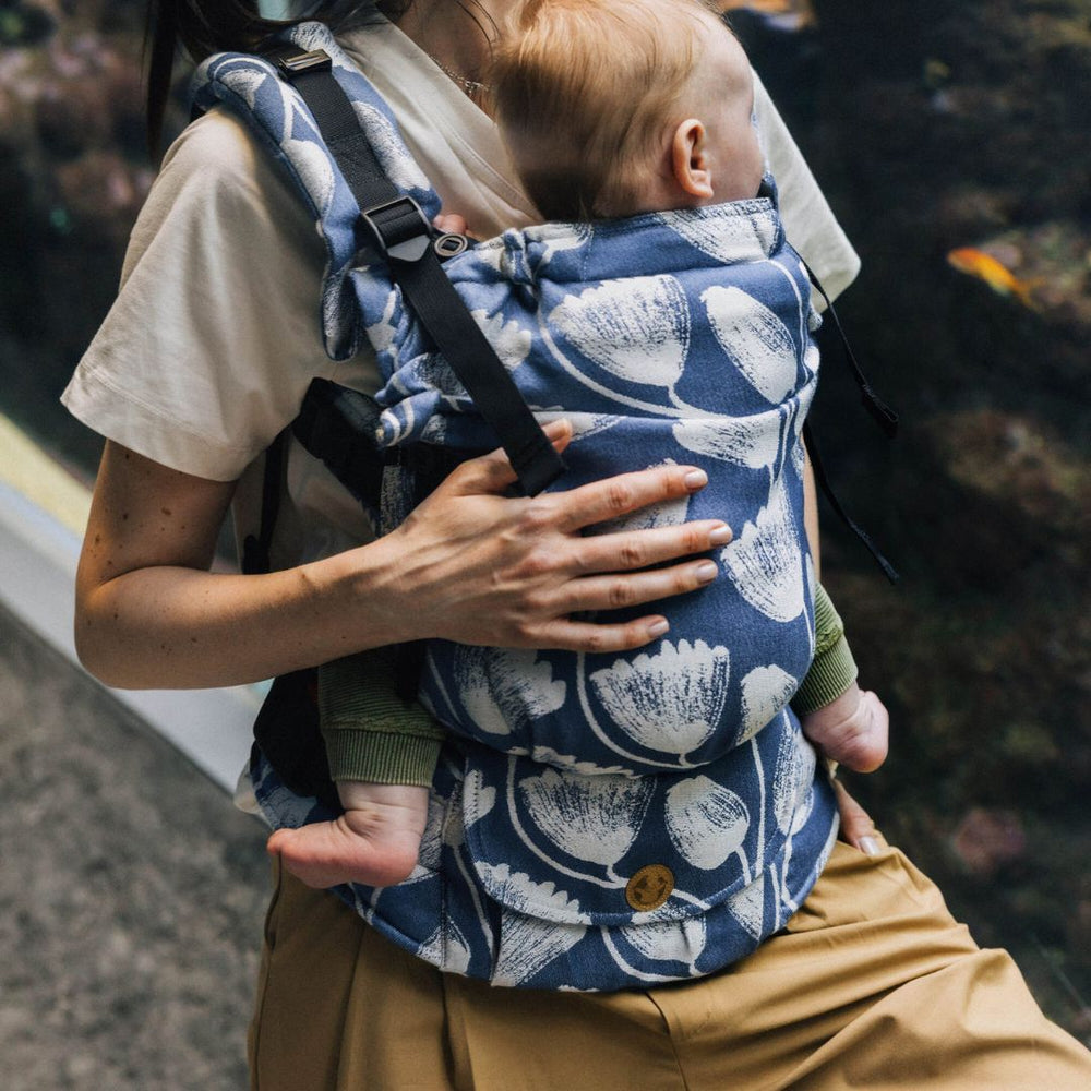 LennyLamb - LennyUpgrade Baby Carrier - Viridiflora Royal Baby - Cloth and Carry