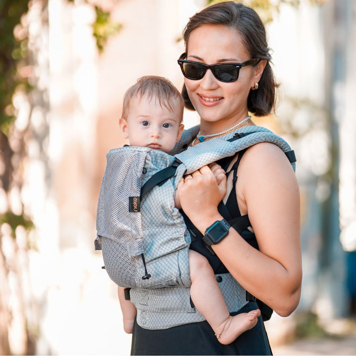 Neko Slings - Neko Slings - Switch AIR Baby Carrier - Grey Diamond - Cloth and Carry