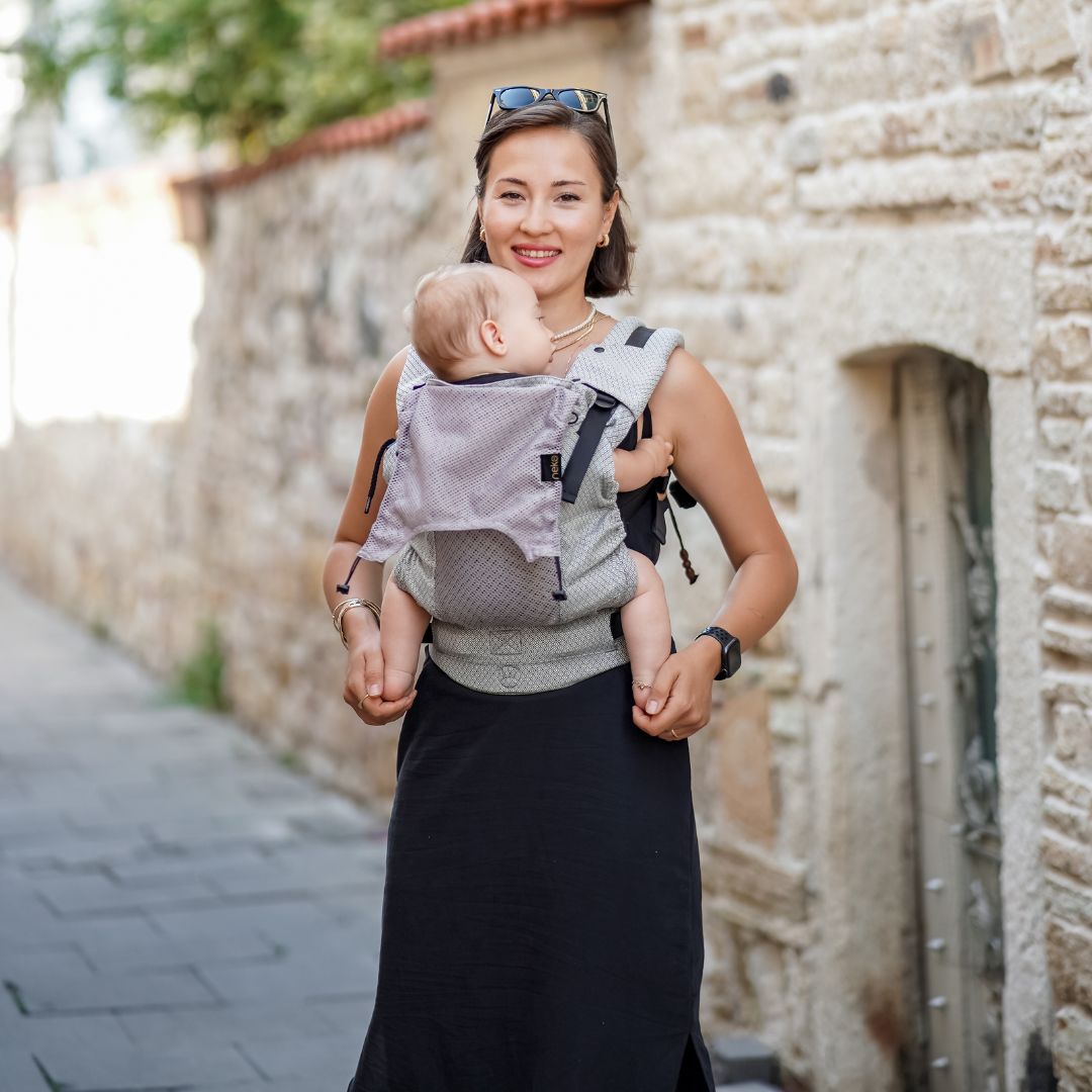 Neko Slings - Neko Slings - Switch AIR Baby Carrier - Grey Diamond - Cloth and Carry