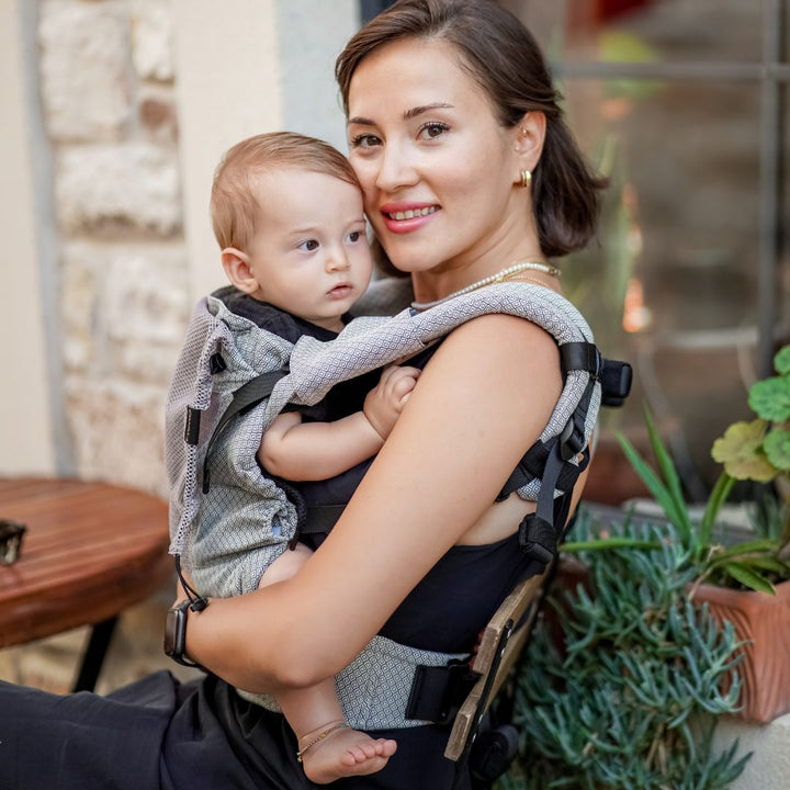 Neko Slings - Neko Slings - Switch AIR Baby Carrier - Grey Diamond - Cloth and Carry