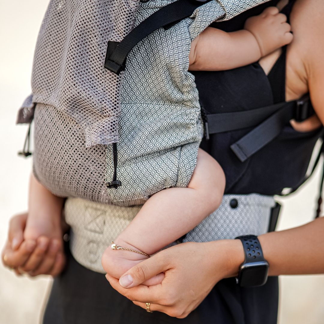 Neko Slings - Neko Slings - Switch AIR Baby Carrier - Grey Diamond - Cloth and Carry